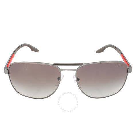 prada ps 53xs|Prada Linea Rossa PS 53XS 60 Gradient Grey Mirror Silver.